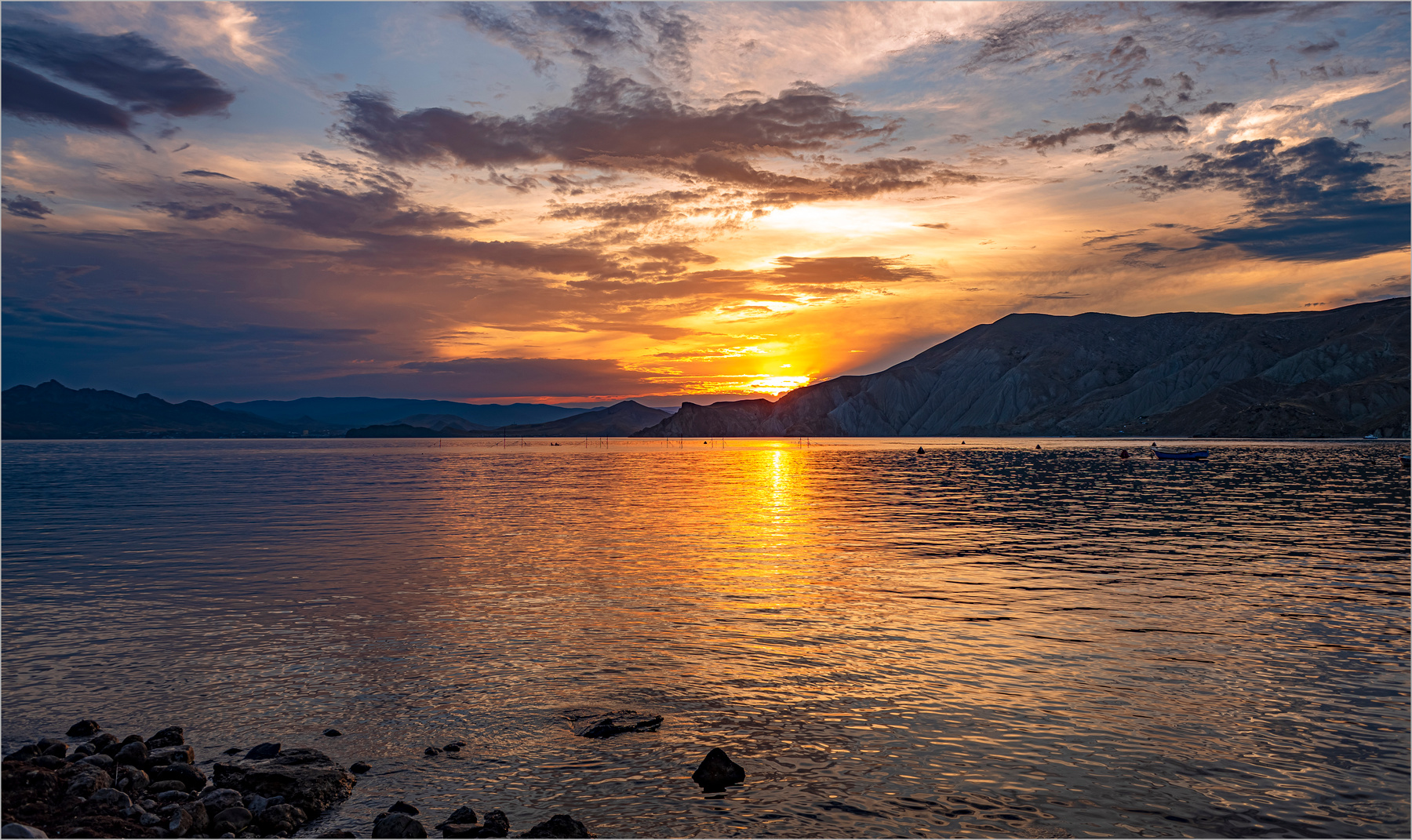 Крымский вечер природа море
