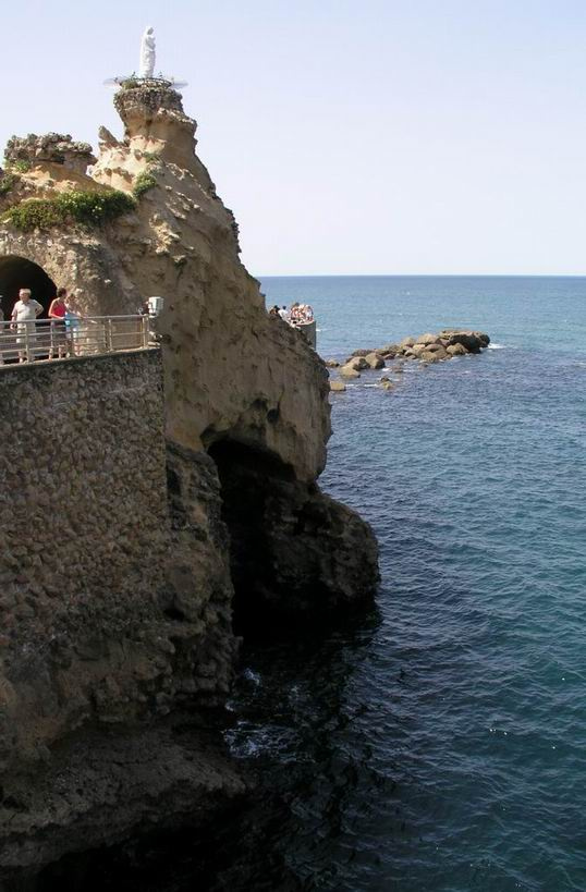 Biarritz. Rochelle de la Vierge. 