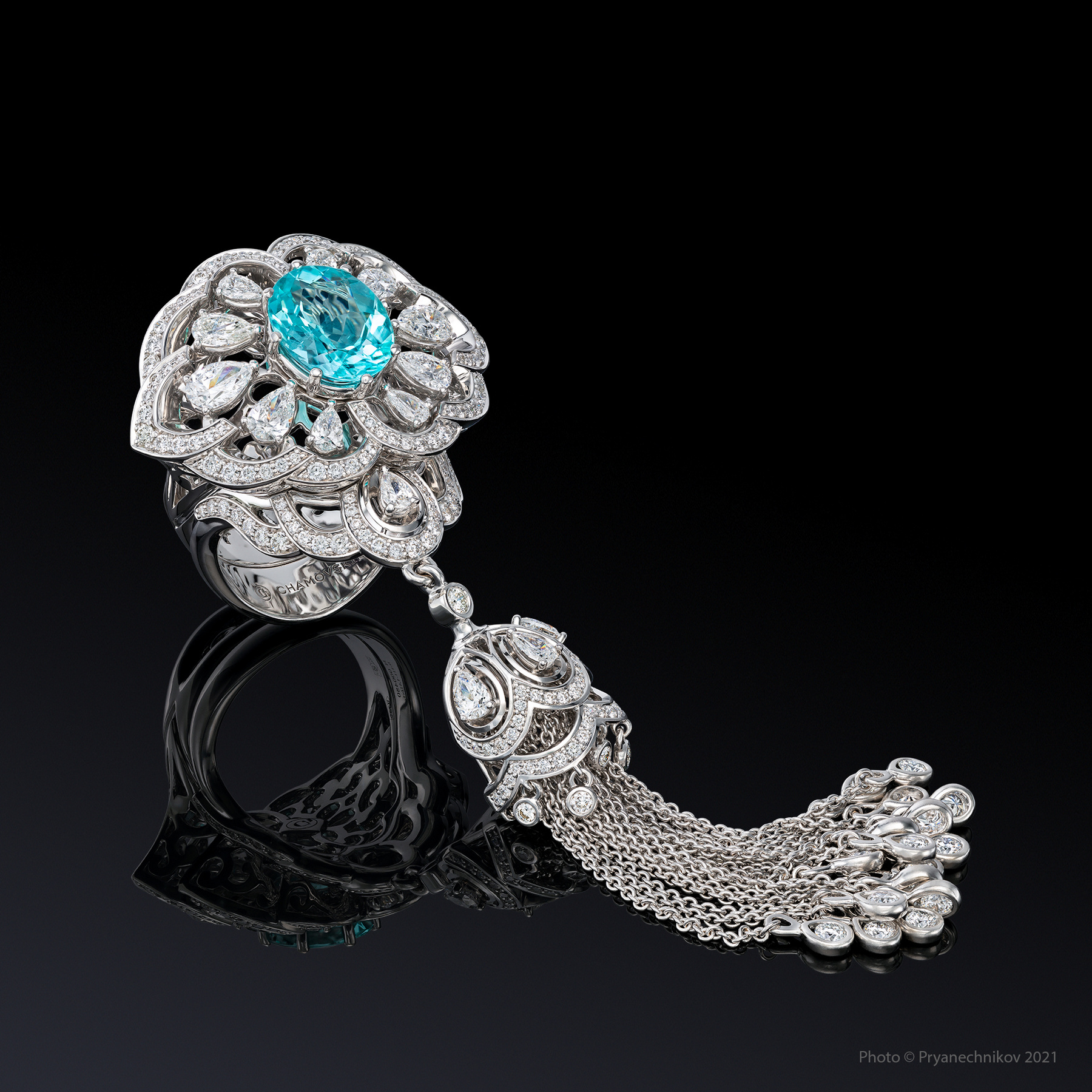 Рекламное фото ювелирных изделий и драгоценных камней. Precious Gems Pryanechnikov