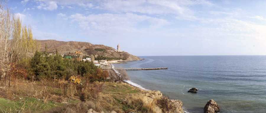 осений крымский пейзаж крым