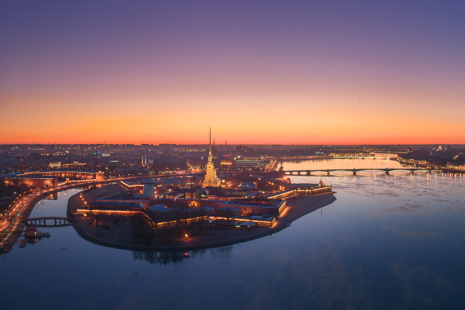 Утренний Петербург. Заячий остров 