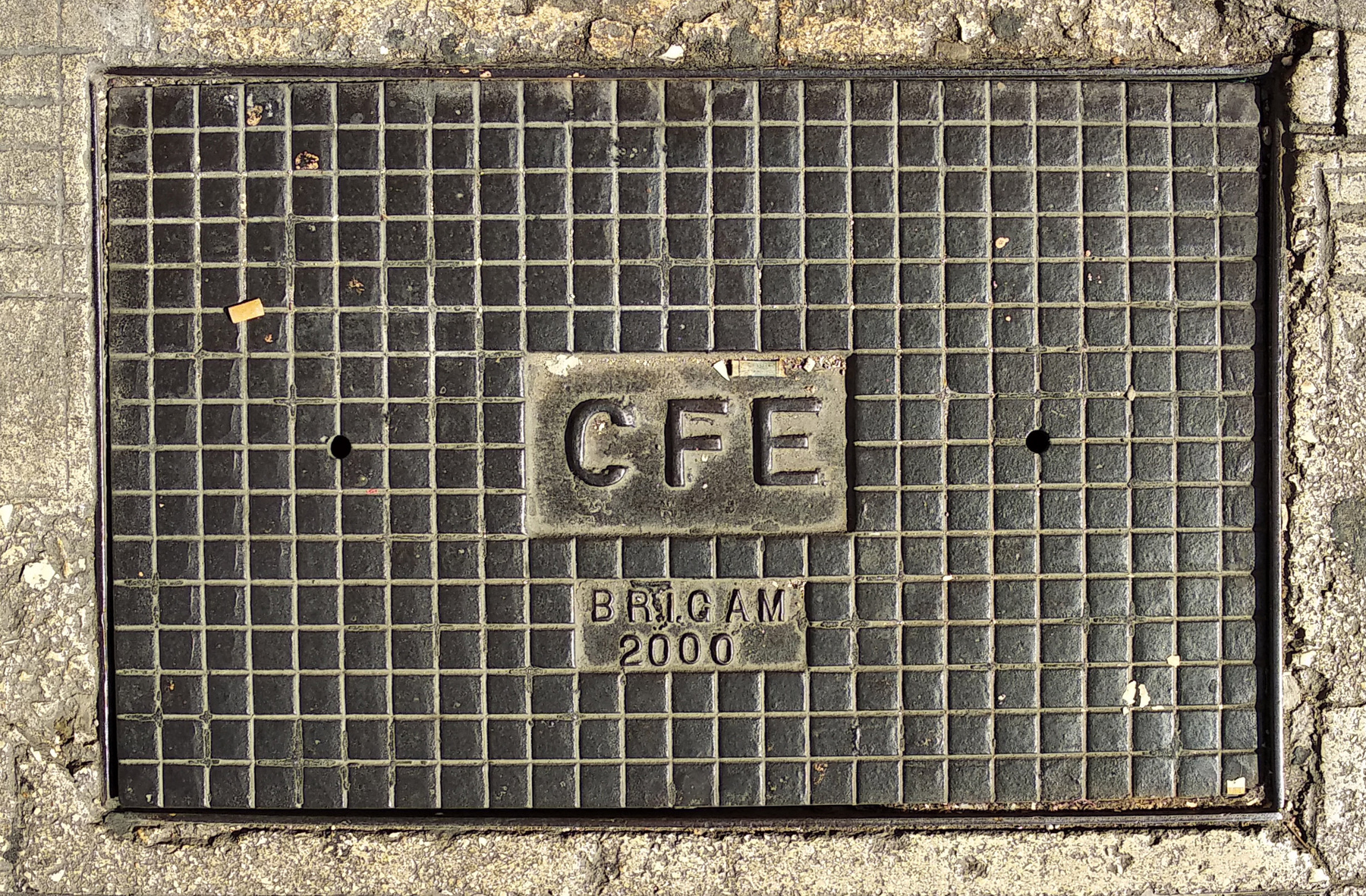 CFE Мексика Мерида люк крышка