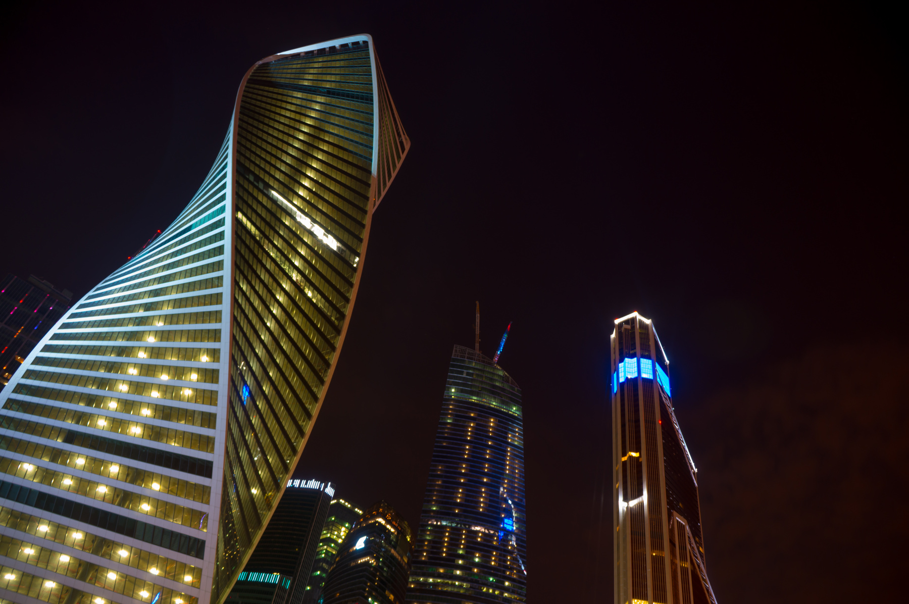 Ночь. Москва-Сити. город москва ночь москвасити moscow night river bridge moscowcity