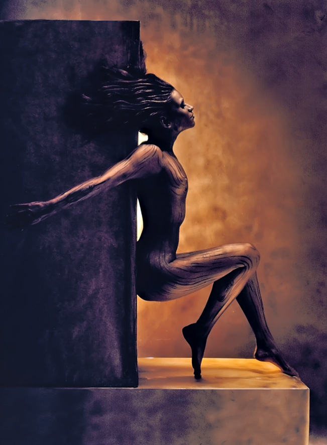 \'M\' - II tnp, bodypainting, nude, mamiya