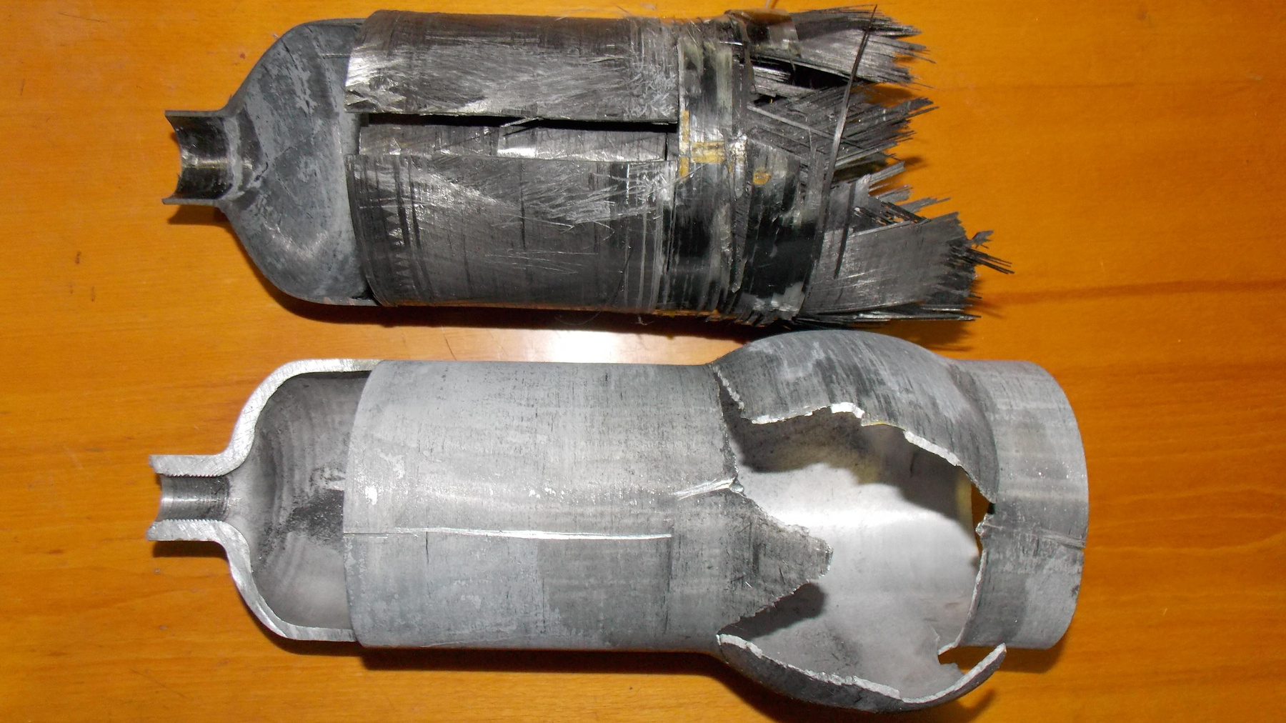 «CARBONIC», C1. Углеродный кокон и алюминиевый лейнер баллона баллон испытания cylinder Alsafe tests