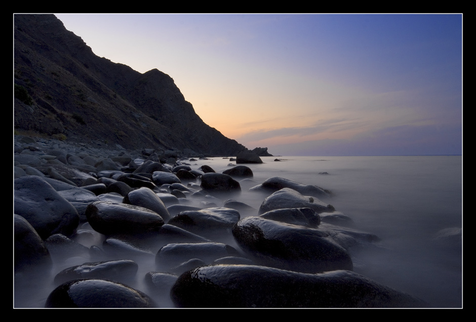 соленый рассвет рассвет, море, камни