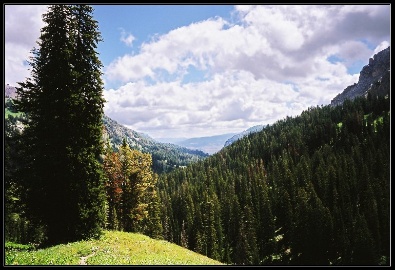 Поднебесные просторы горы простор Grand Teton National Park mountains