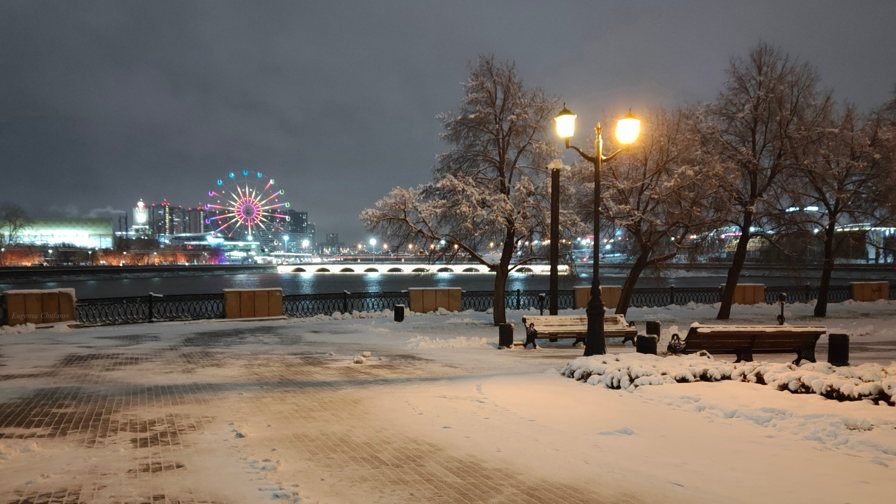 ***** Челябинск зима река Миасс