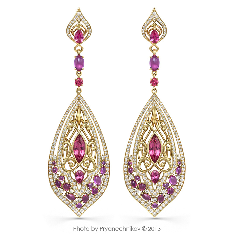 Фото Ювелирных изделий с Драгоценными камнями и бриллиантами Diamond Jewellery ARNE Pryanechnikov Прянечников бриллианты шпинель