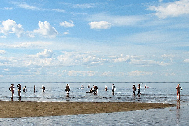 на Белом Море белое море ягры люди небо