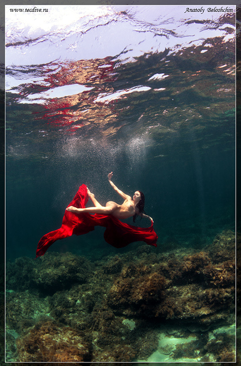 Афродита (подводное фото) Афродита Aphrodite underwater nudes & fashion Anatoly Beloshchin