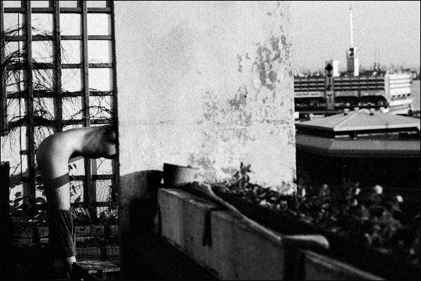 Balcony balcony nu woman