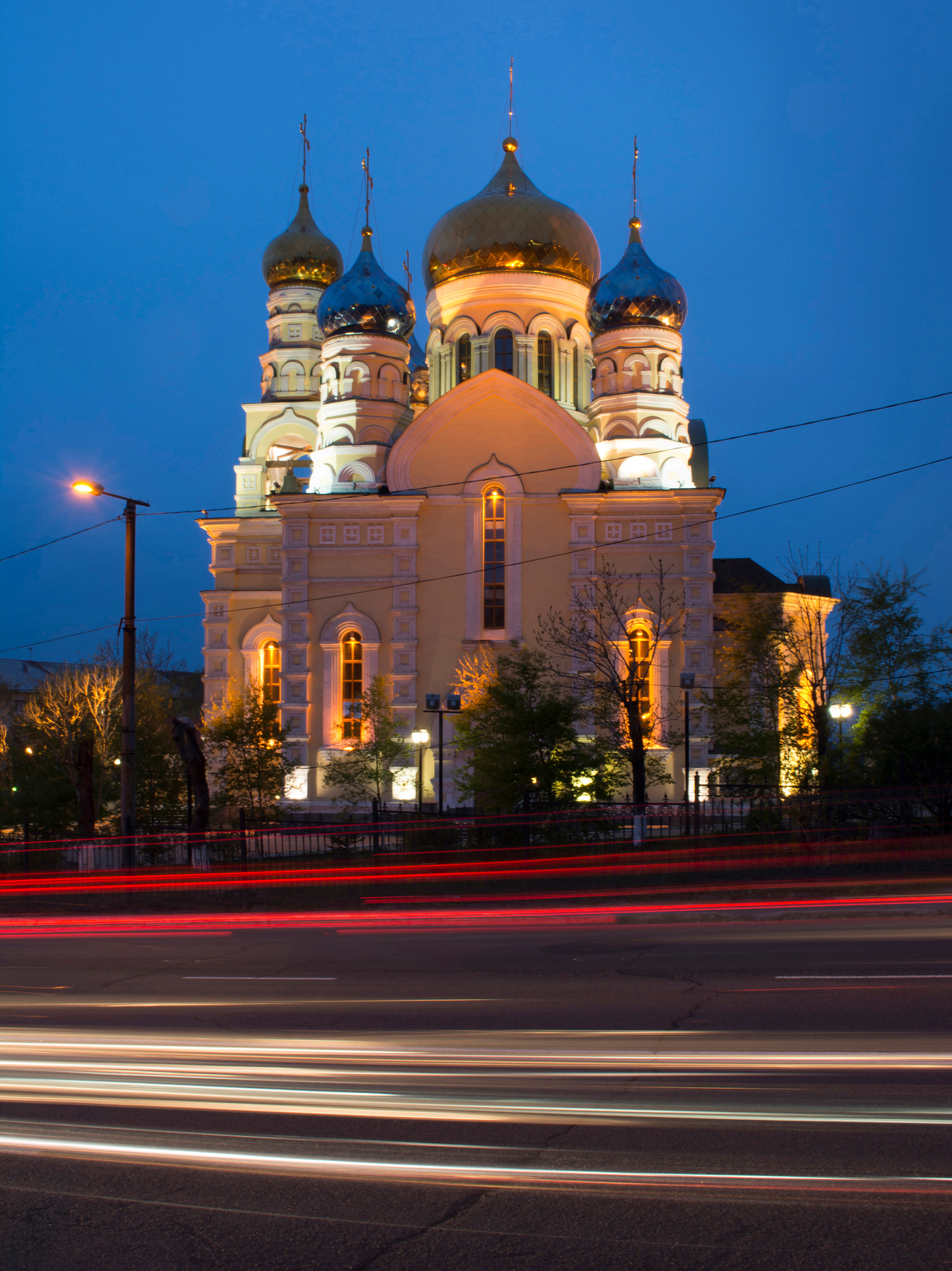 Покровский собор вечером 