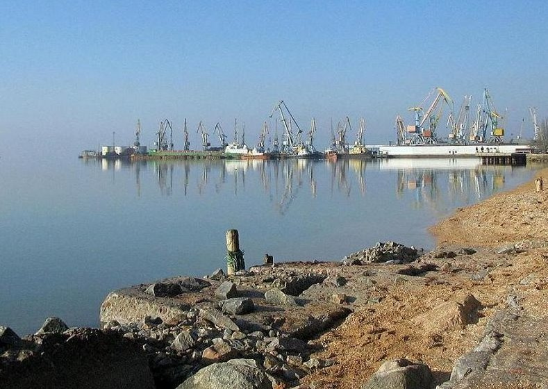 Азовское море. Январь. Сюжет 2-й. Азовское море Бердянск порт