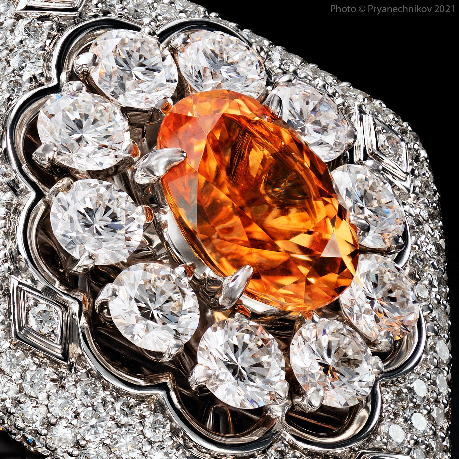Рекламное фото ювелирных изделий и драгоценных камней. Precious Gems Pryanechnikov
