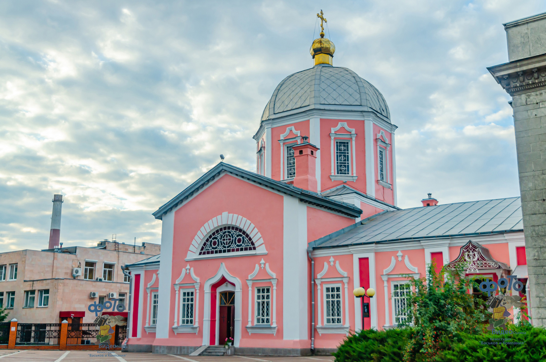 Воскресенско-Ильинский храм. город Курск Россия Курск Курская область регион46 черноземье соловьиный край архитектура достопримечательности Курска город городской пейзаж