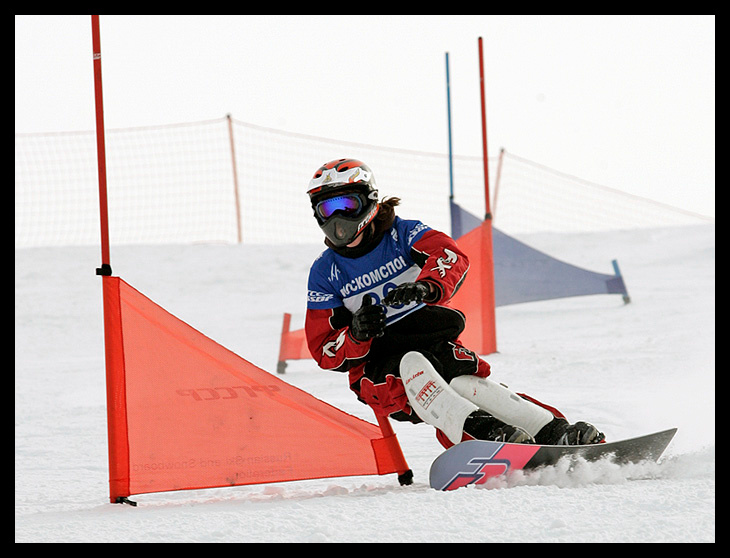 Слалом snowboard