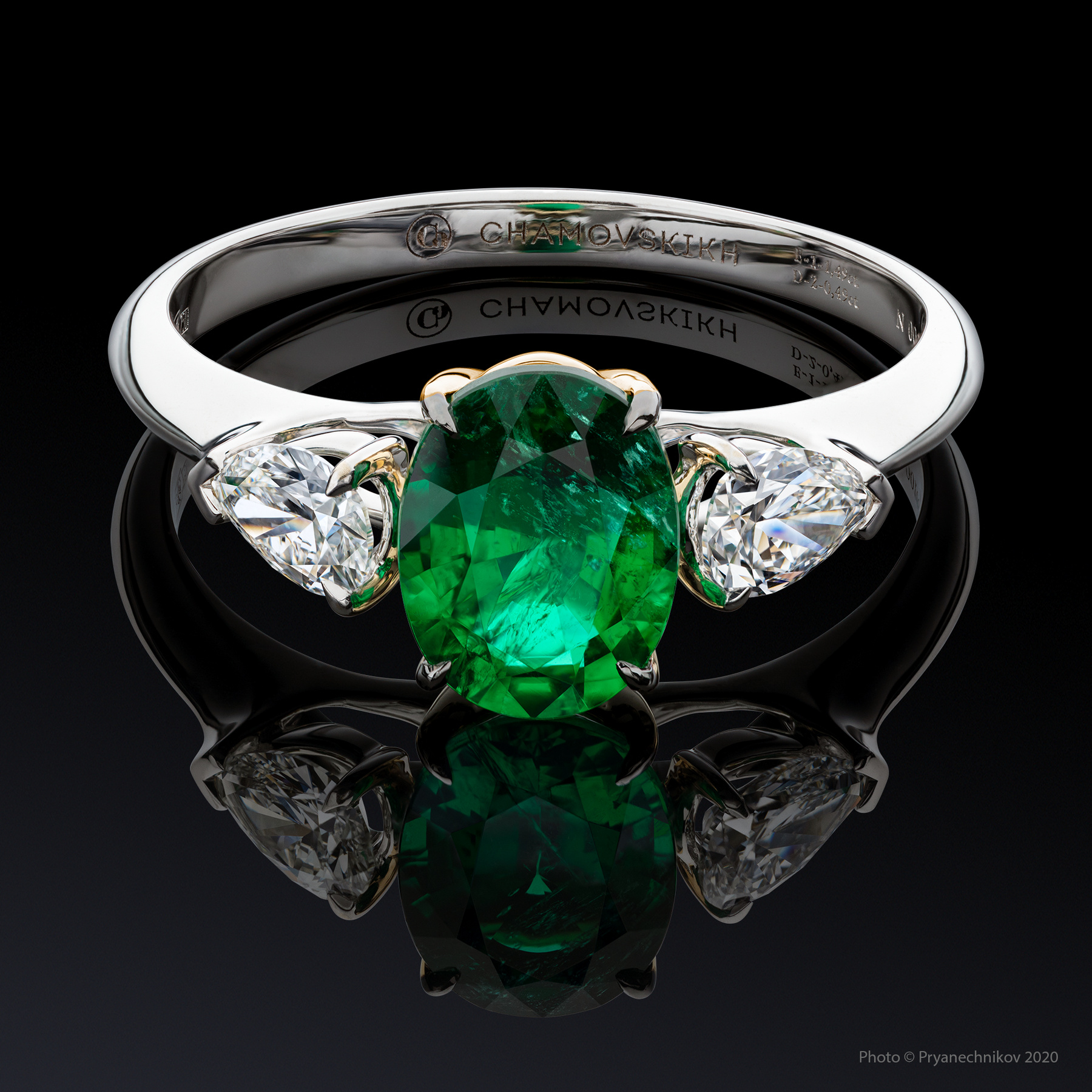 Рекламное фото ювелирных изделий и драгоценных камней. Precious Gems Pryanechnikov