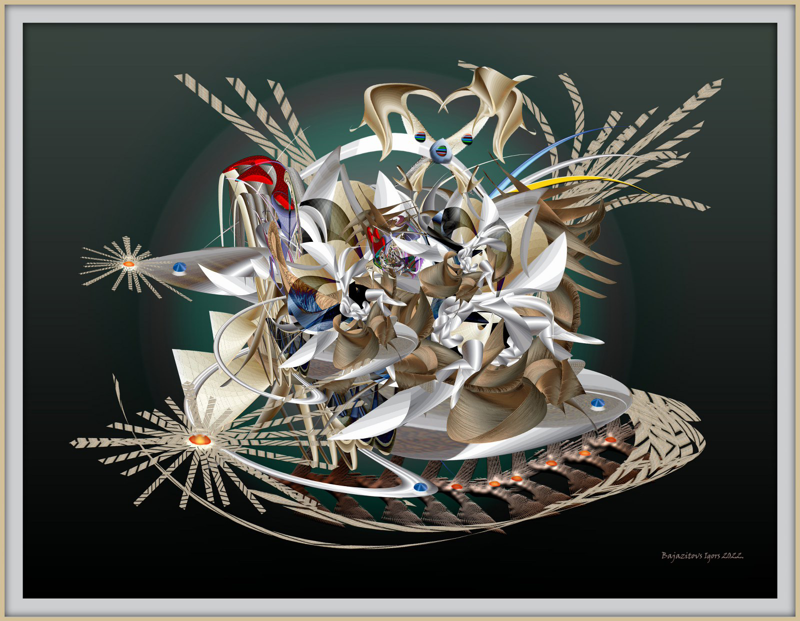 Соломенная шляпка. Art.Deko.Fantasy.Computer.2022