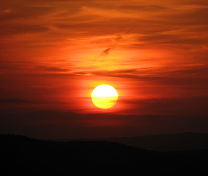 sunset, Shenandoah National Park, Virginia sunset