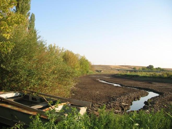 засуха в Волгоградской области вода, жара, лодка