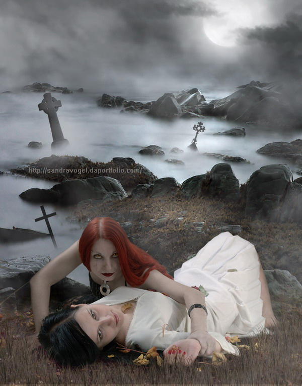 willst du? vampire, gothic, cemetery