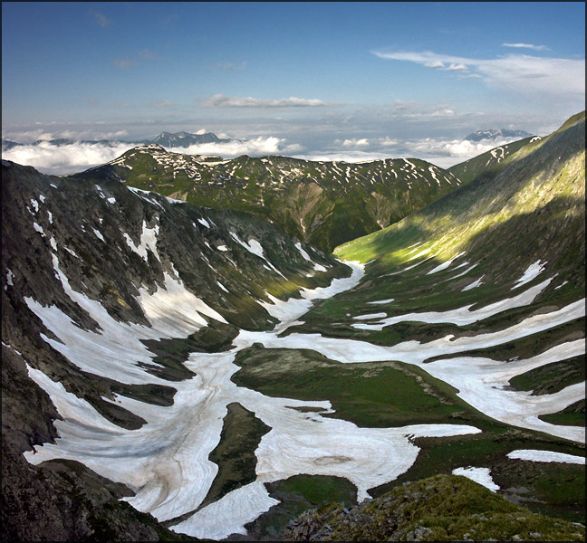Кавказ Кавказ, горы, снег