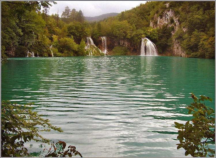 Озеро Вода водопад тишина