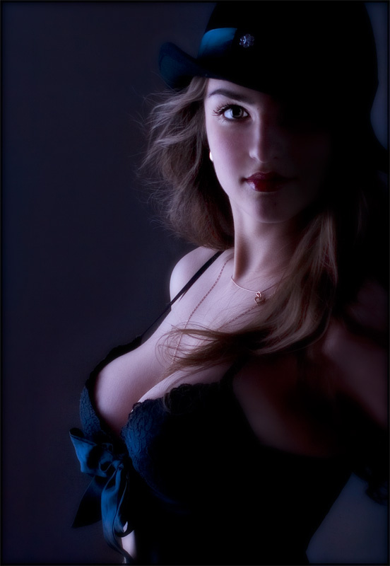 test light девушка, шляпа