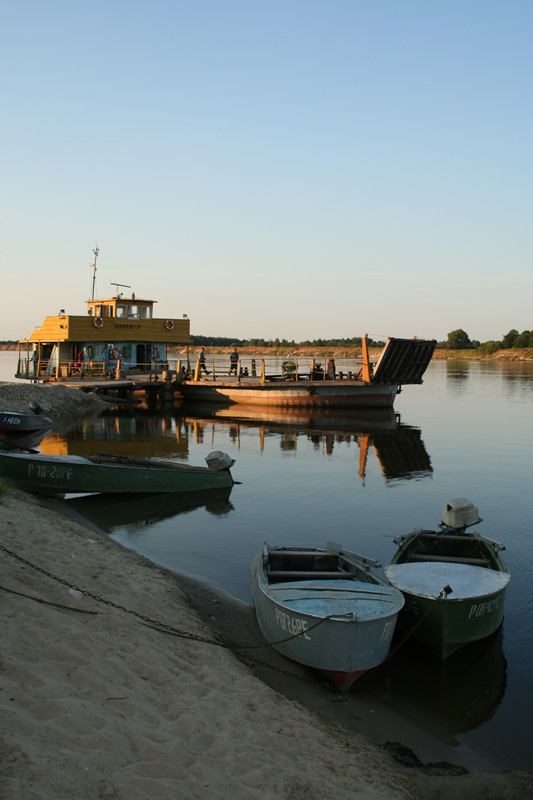 Паром река, паром, Ока