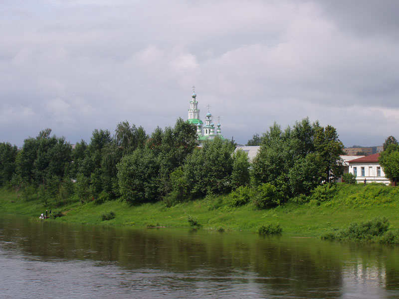 \"Московский дворик\". Кунгурская живопись Кунгур картина