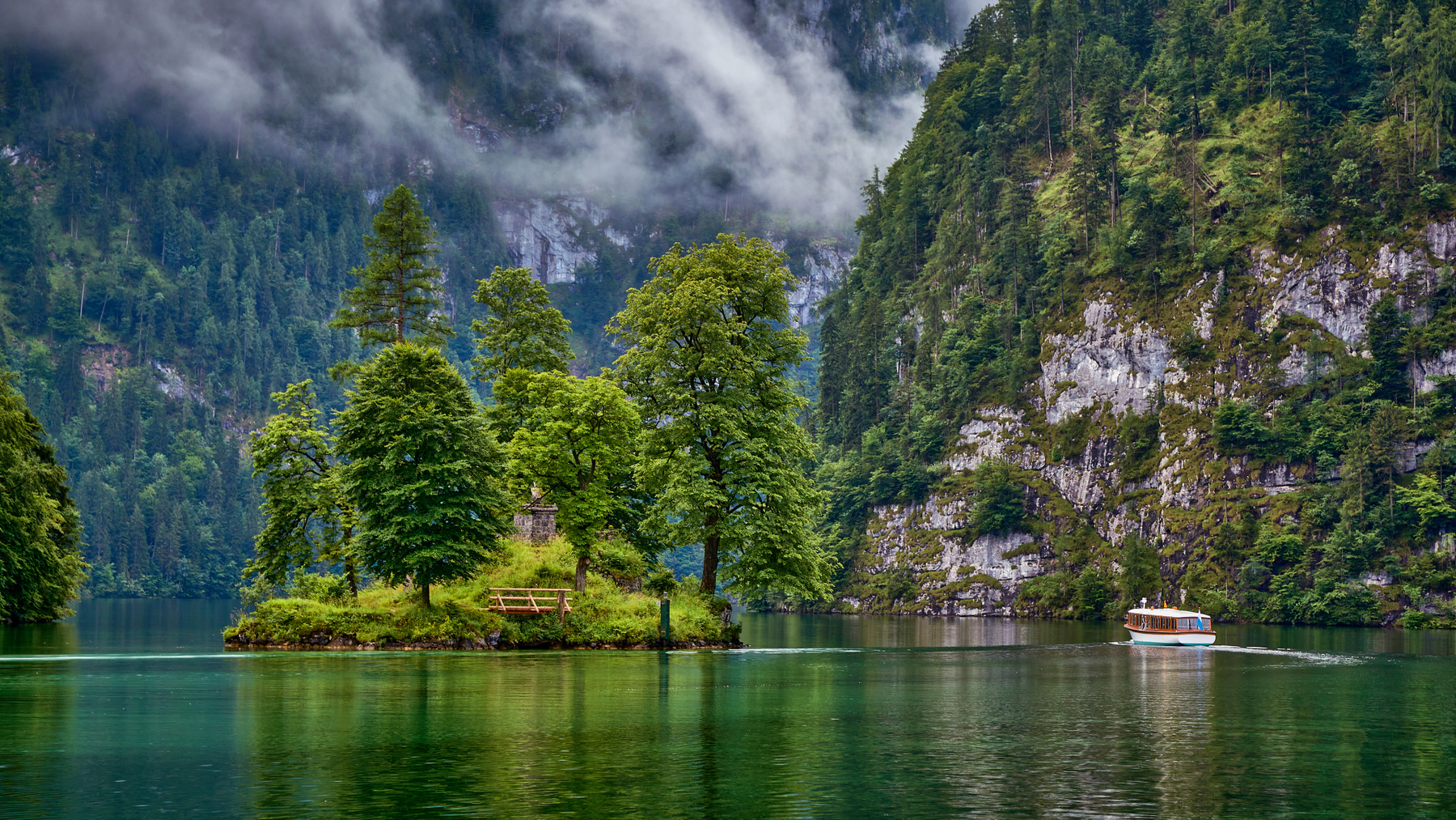 Кёнигсзее... Германия Бавария Кёнигсзее Königssee