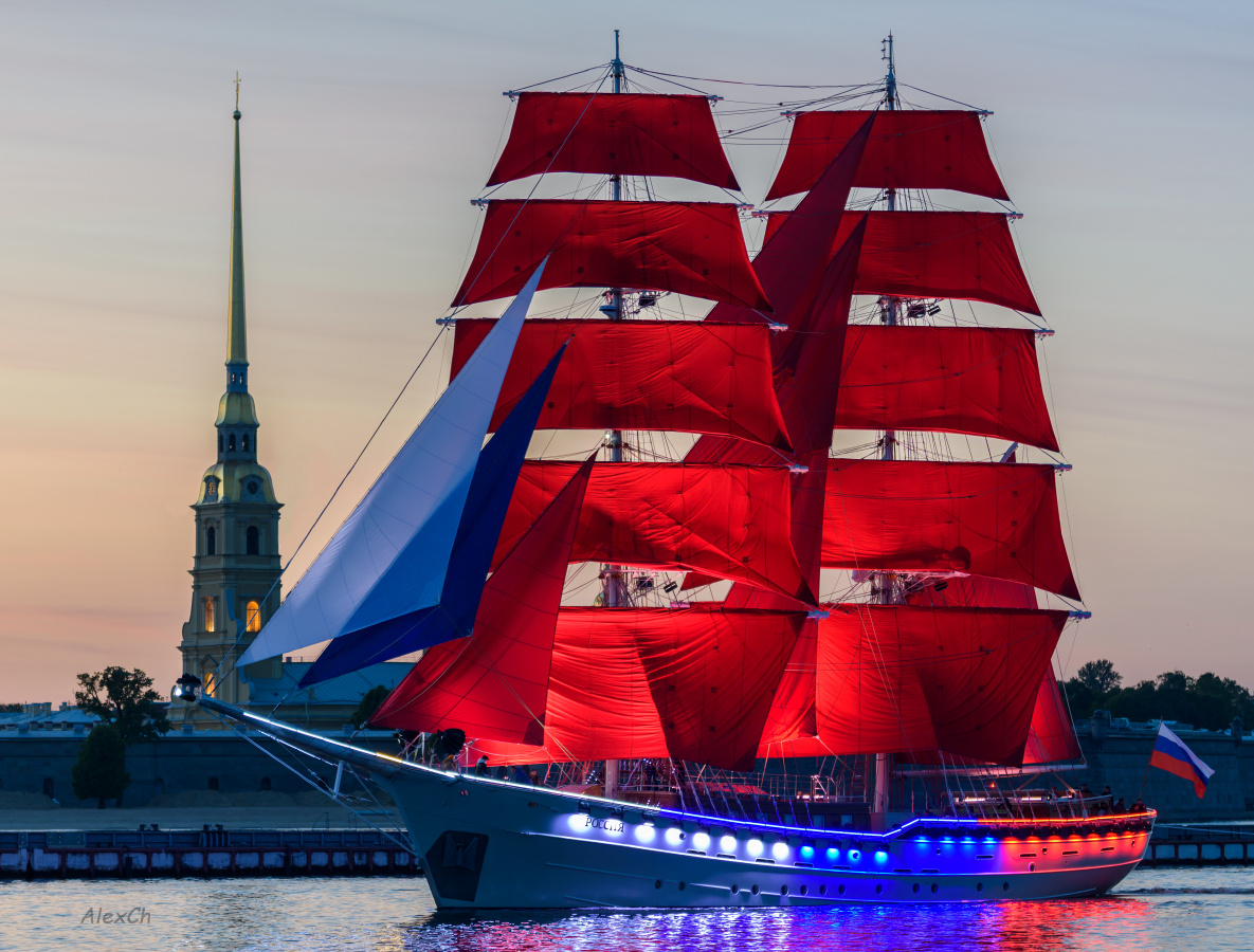 Алые паруса Санкт-Петербург Петербург Нева Петропавловская крепость алые паруса праздник репетиция