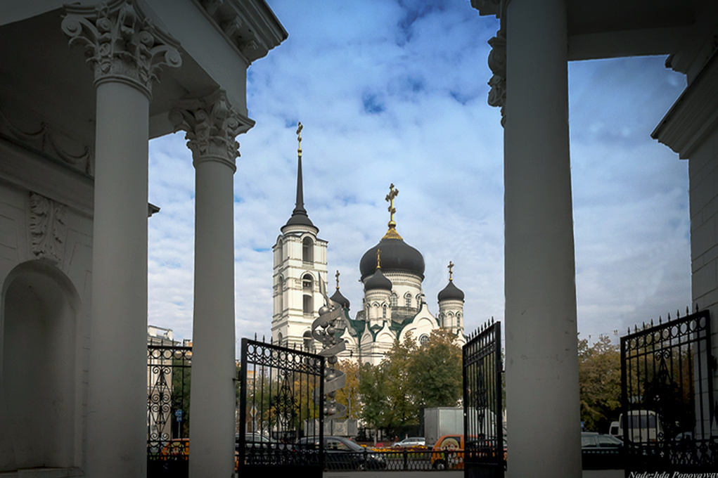 Благовещенский собор архитектура храм небеса облака