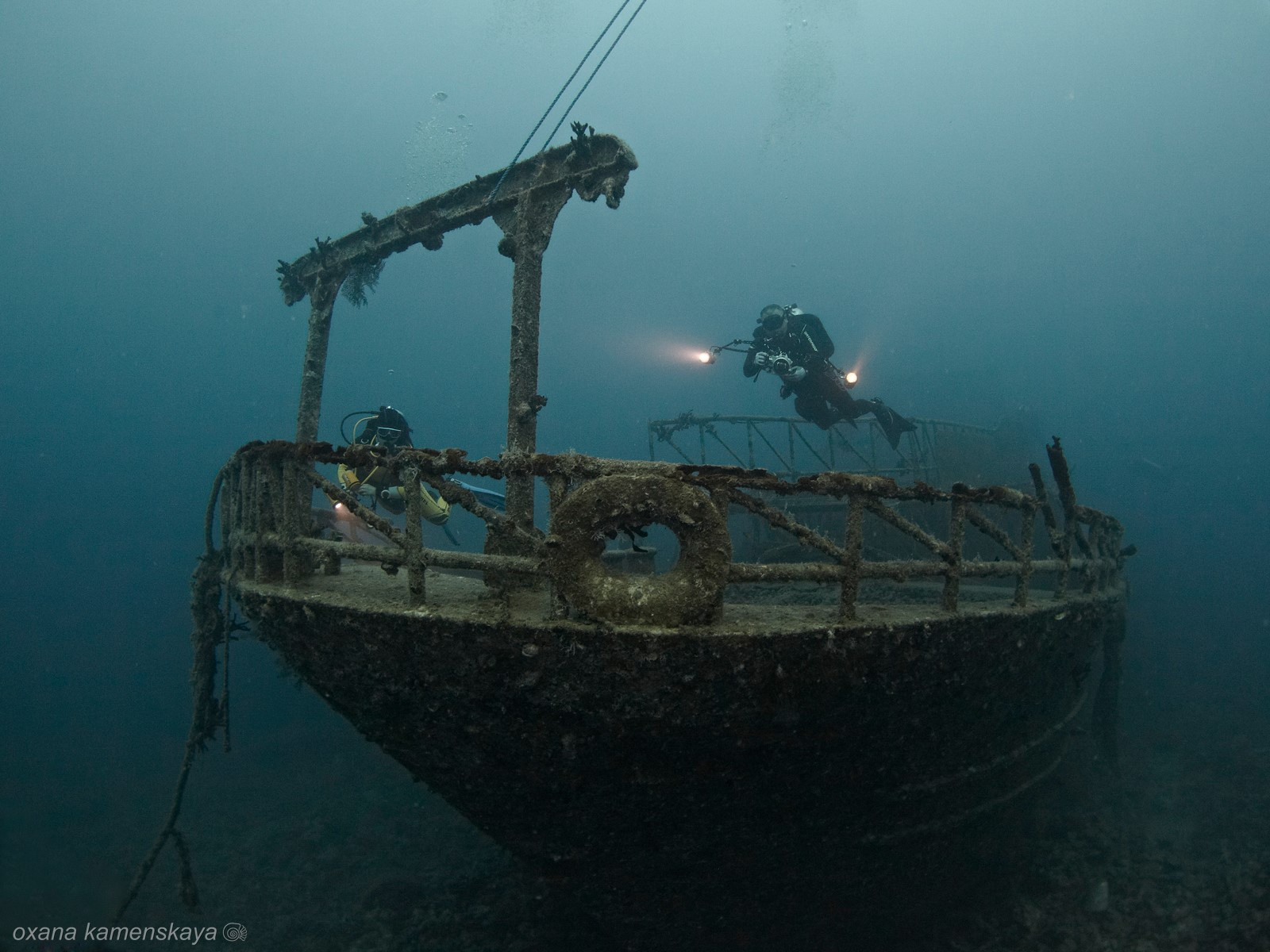 Рыбацкая шхуна Mohamed Hasabella underwater wreck diver