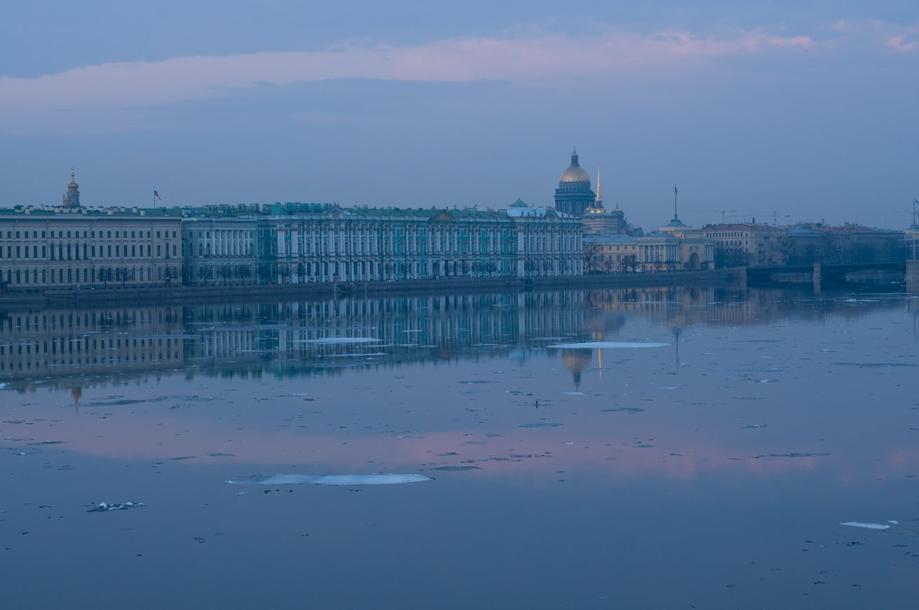 When the morning seems so grey Petersburg