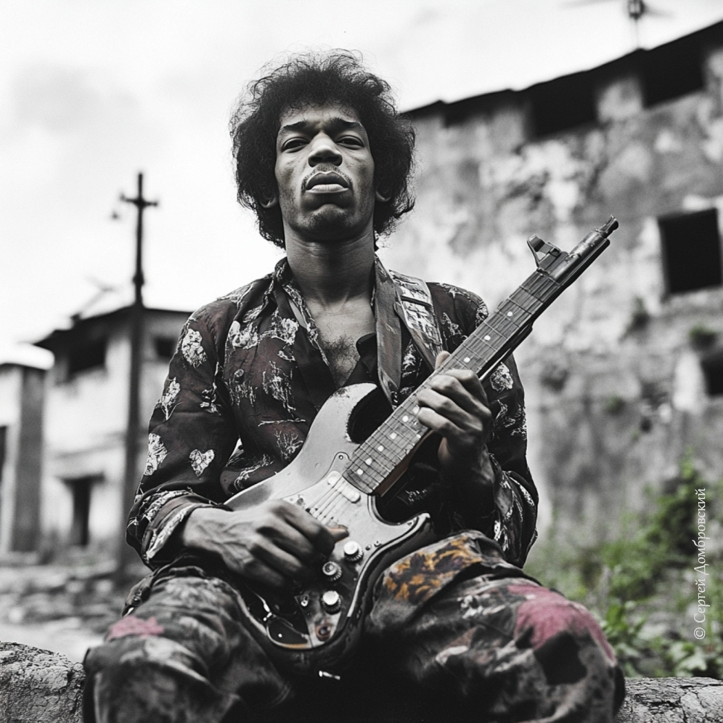 Jimi H. Vietkong. №1 Jimi Hendrix Джими Хендрикс Vietkong автомат