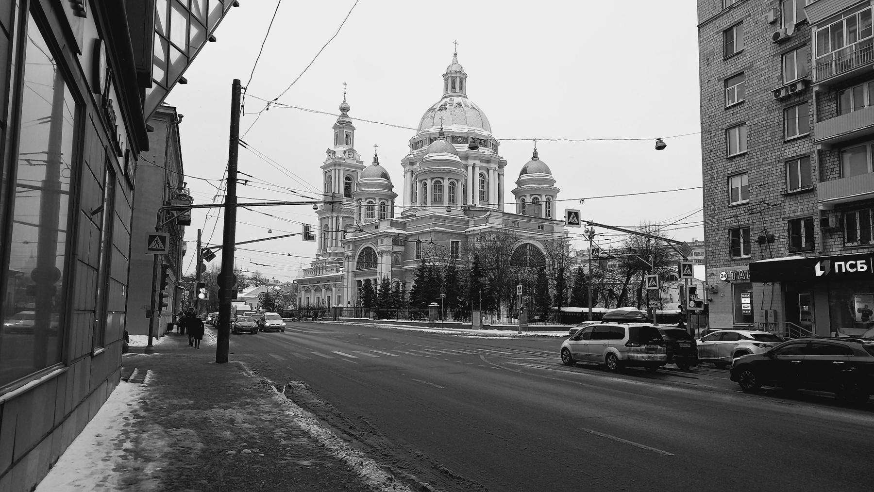 улица Спартаковская/Вид на Елоховский Собор Москва