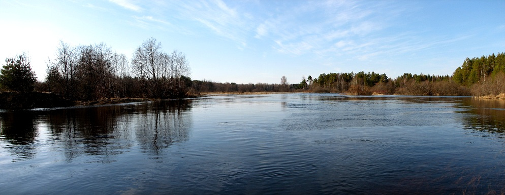 Вая. Разлив. Панорама вая нижегородская область разлив апрель