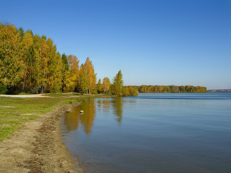 Зачарованная осень Осень, озеро