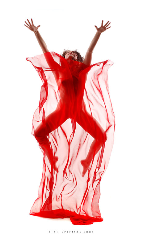 Flame 2. Air dance. air dance nude red flame