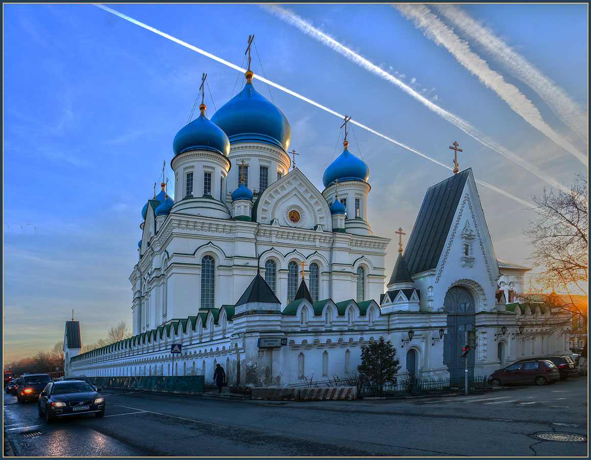 Николо-Перервинский монастырь монастырь николо-перервинский закат