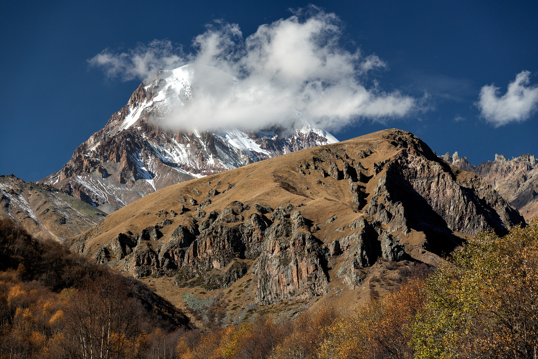 Гора Казбек грузия казбек mountain