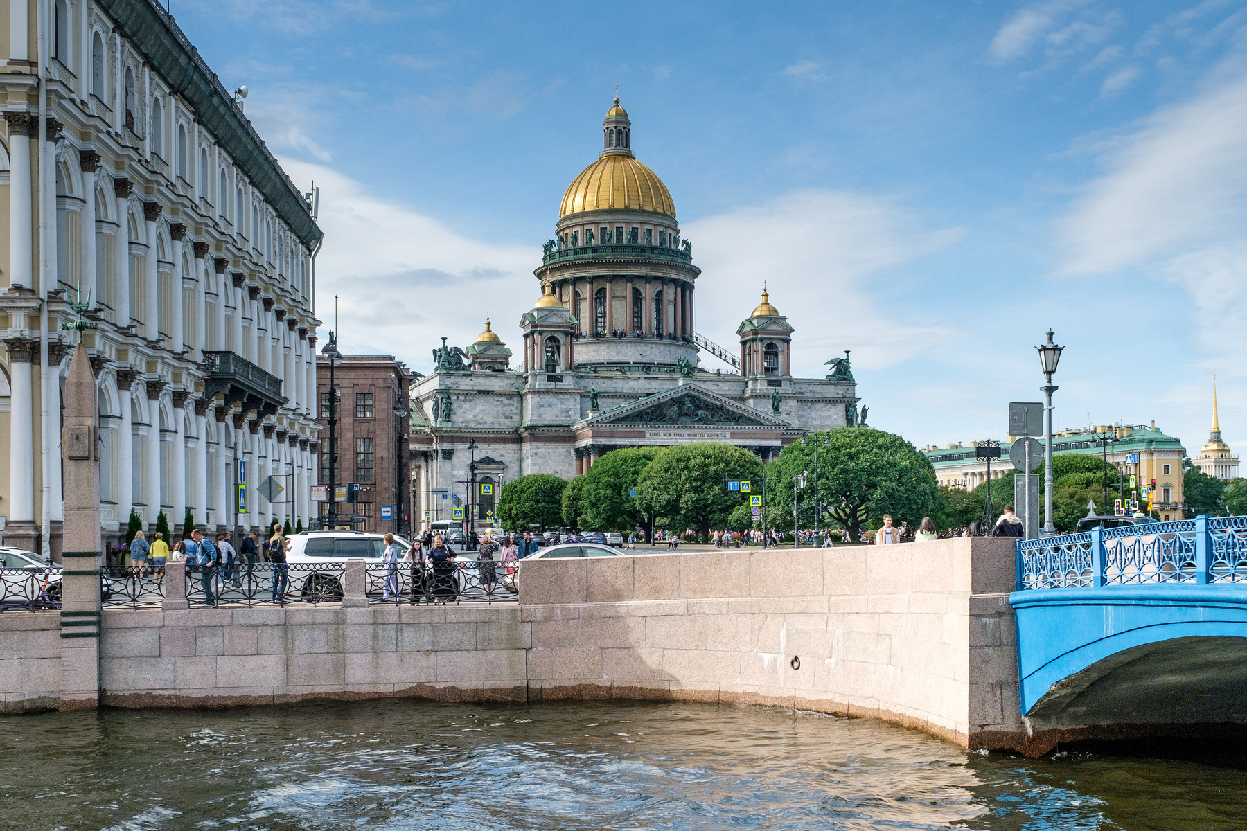 Вид на Исаакиевский собор С-Петербург Исаакиевский Собор