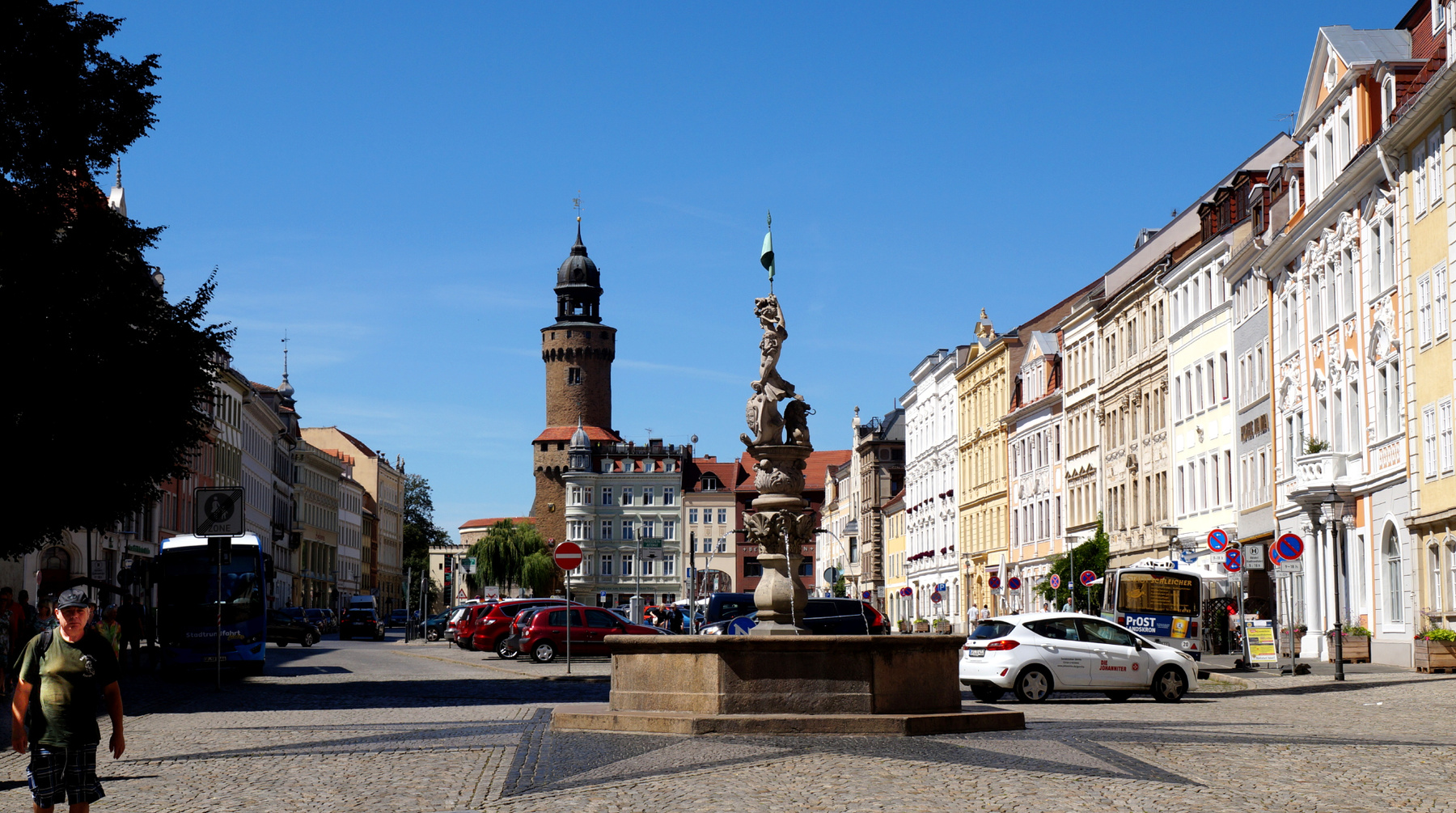 Верхний рынок(Obermarkt) Саксония Гёрлиц достопримечательности