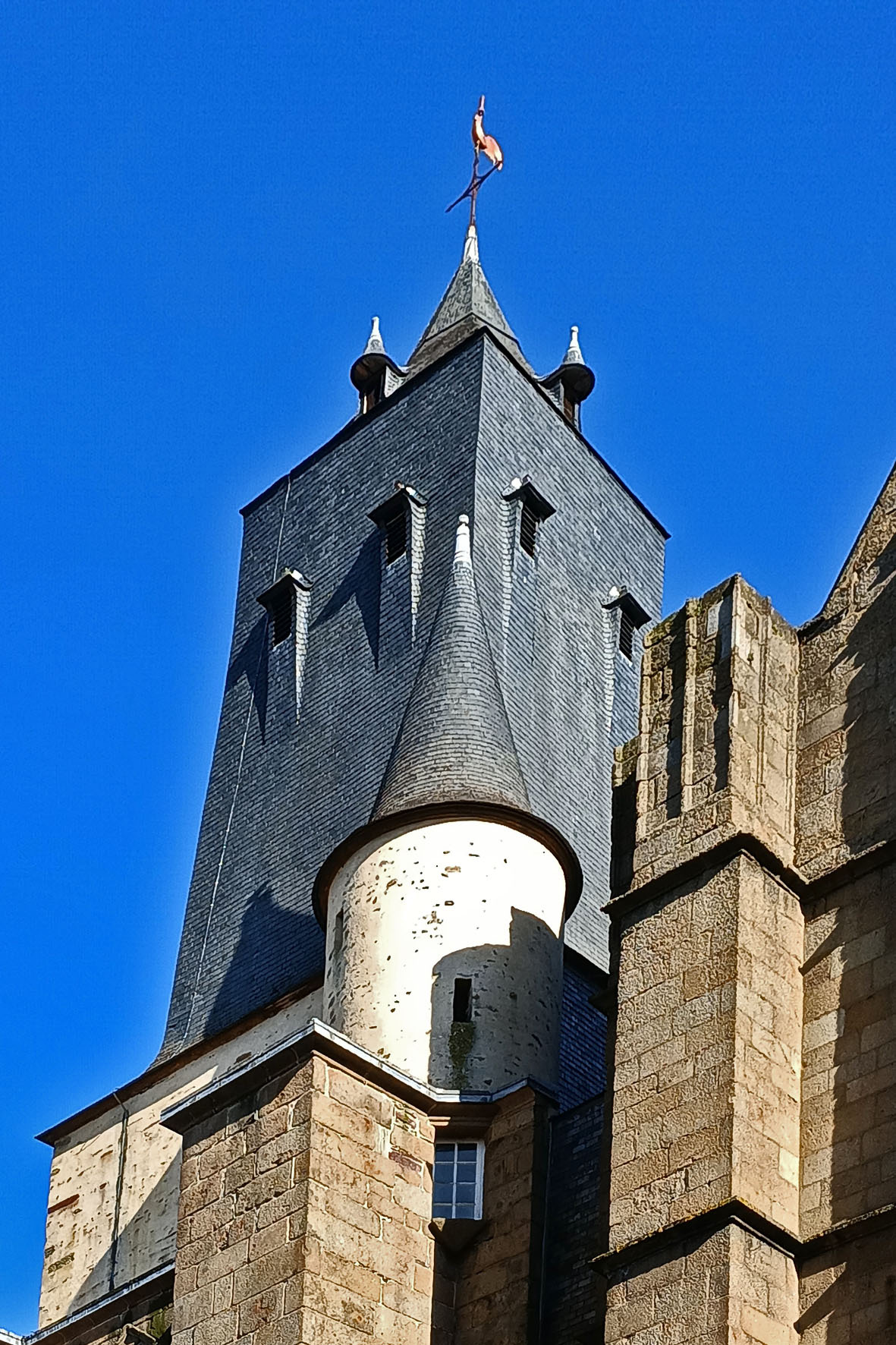 Колокольня церкви Сен-Жермен Ренн Бретань Rennes колокольня Сен-Жермен