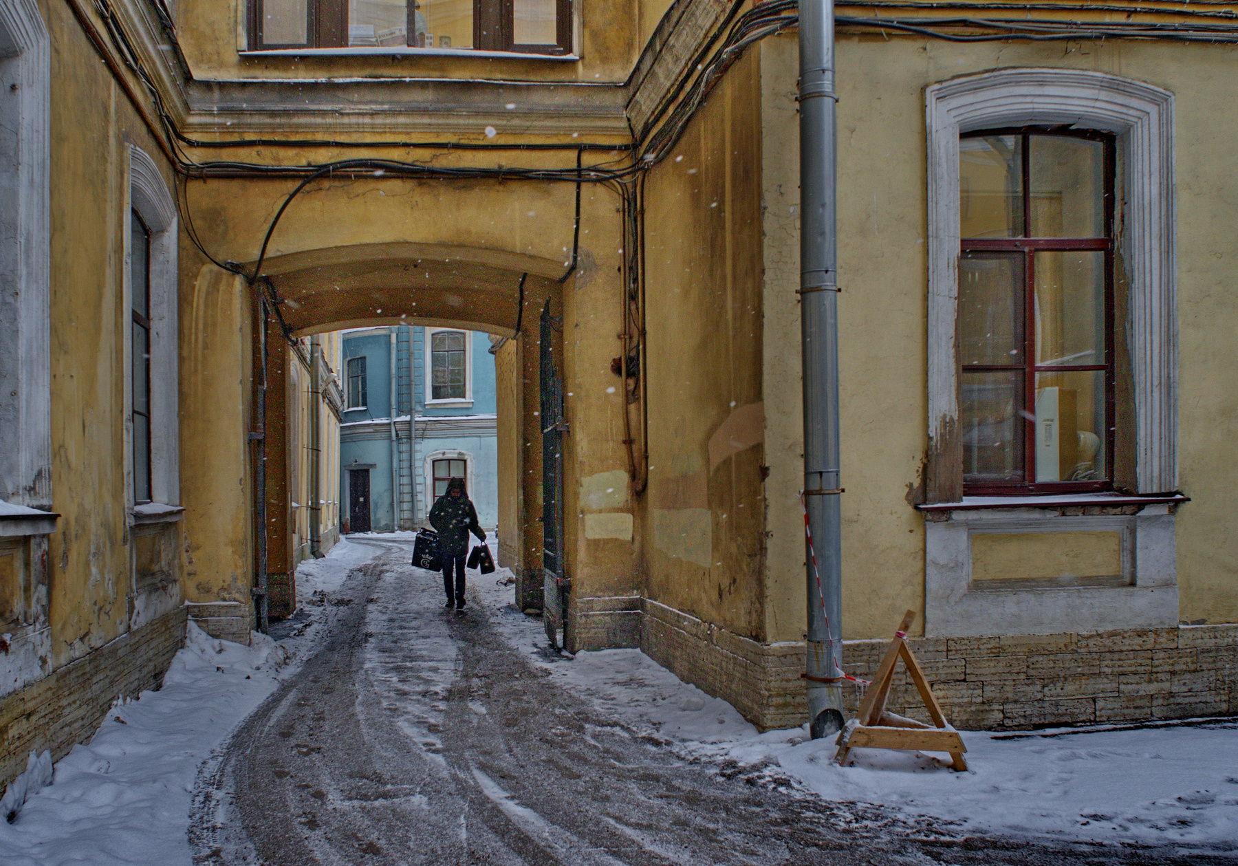 Снежный город Петербург