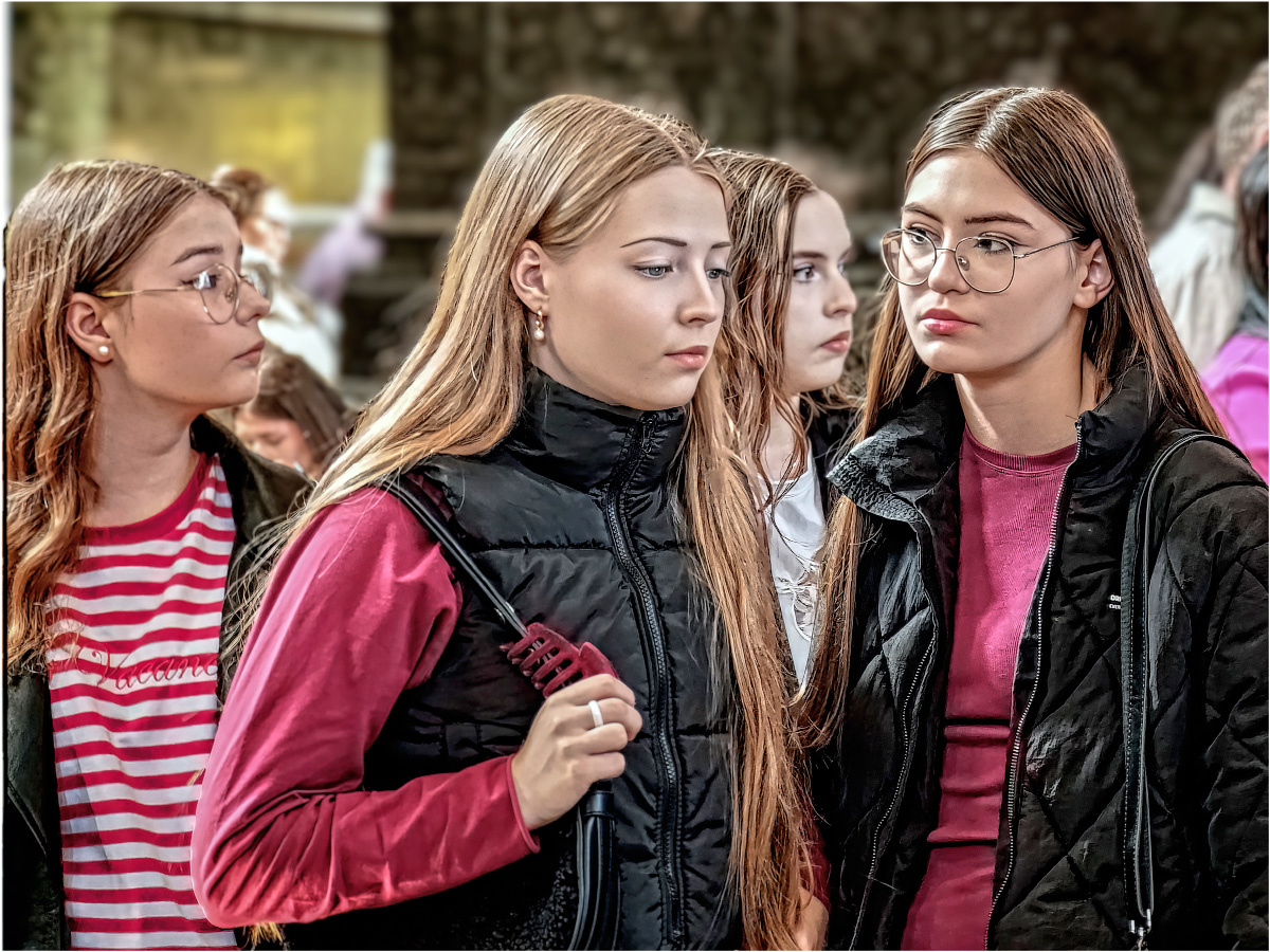 В музее... 