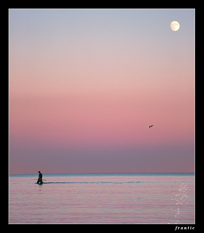 старик и море море луна рыбак