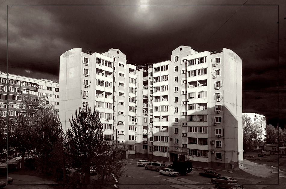 Тучи над городом Астрахань вечер тучи